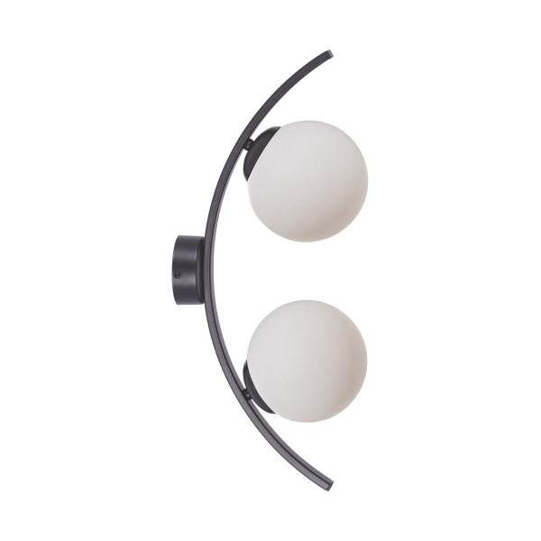 Wall lamp HELIX 5015 2xE14 black/white                                                                                                                                                                                                                         