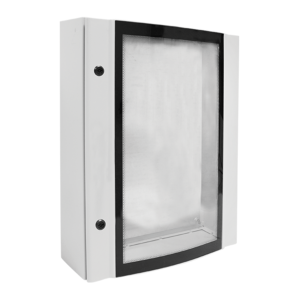 METAL DISTRIBUTION BOARD ELOX 65/45/15 TEMPERED GLASS, IP55                                                                                                                                                                                                    