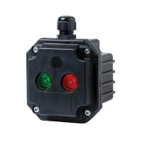 BOX WITH 1 GREEN LIGHT INDIC. WITH 1 ENTRY,IP65                                                                                                                                                                                                                