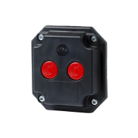 SS- 2 STOP BUTTONS FOR FIXING IN DISTR. BOARD,IP65                                                                                                                                                                                                             