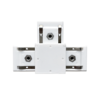 EL-TC T-CONNECTOR FOR ULTRA SLIM MAGNETIC RAIL WHITE