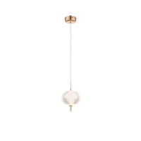 AMARO LED PENDANT 12W 3000K, GOLD                                                                                                                                                                                                                              