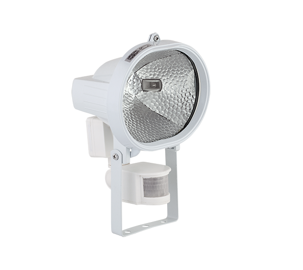 LED REFLEKTOR Z SENZOROM, &quotHALOGEN" TIP Z LED ŽARNICO J118 7.5W, BELI 