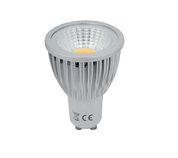 LED ŽARNICA  LED LAMP LEDCOB 5W GU10 230V BELA 