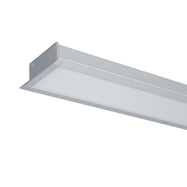 LED PROFILES RECESSED MOUNTING S77 32W 4000K 1500MM GREY                                                                                                                                                                                                       