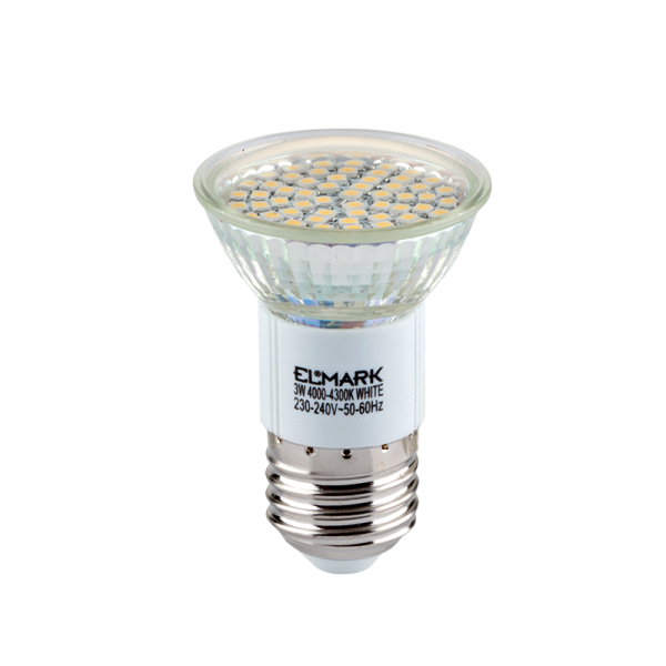 LED  ŽARNICA  LED60SMD3528 3W E27 230V BELA 