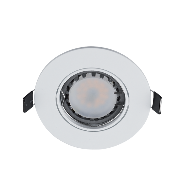 LED PLASTIČNA OKROGLA  SPOTLAMPA PAR 16 5.5W 4000-4300K BELA 