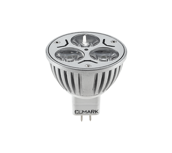 LED ŽARNICA  3W GU5,3 12V AC/DC BELA 