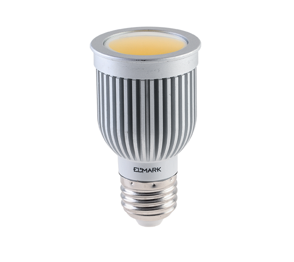 LED ŽARNICA  LEDCOB 7W E27 230V BELA 